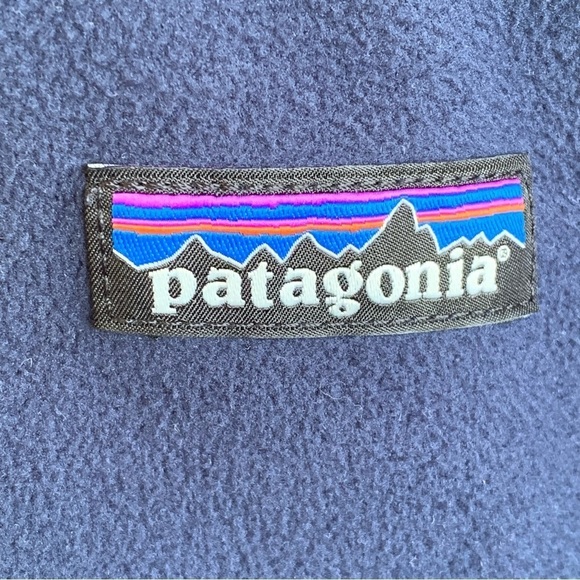 Patagonia Mens Pullover Small Blue Micro D Fleece 1/4 Zip Sweatshirt Shirt 26176 - Picture 4 of 7